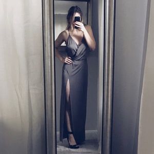 Reformation Martini Dress, Size Sm, Color: Tin Man